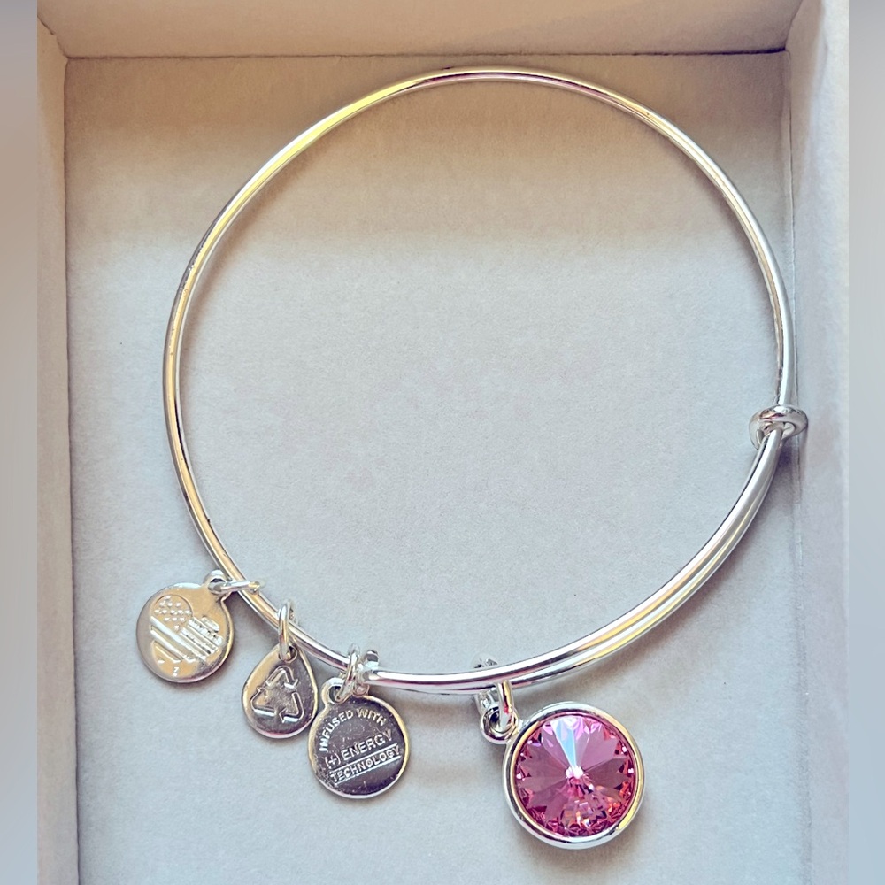 Alex and Ani October birthstone bracelet